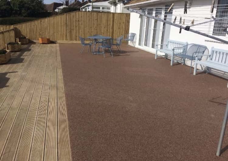 This is a photo of a resin bound patio. this was installed by Resin drives Newcastle